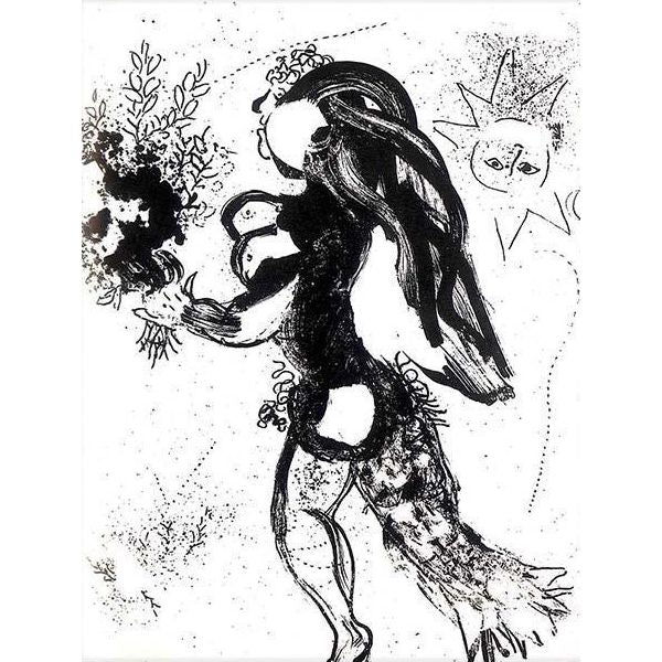 Marc Chagall, Original Lithograph, Offering
