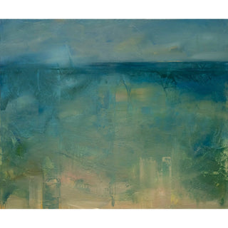 Judit Haber, Coastal Stillness, Oil on canvas