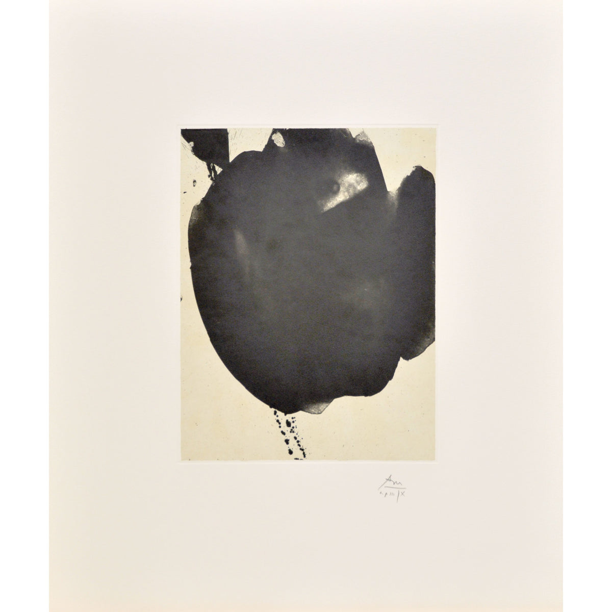 Robert Motherwell, Original Lithograph, "Nocturne VI"