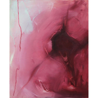 Judit Haber, Essence of Flower, Oil on board