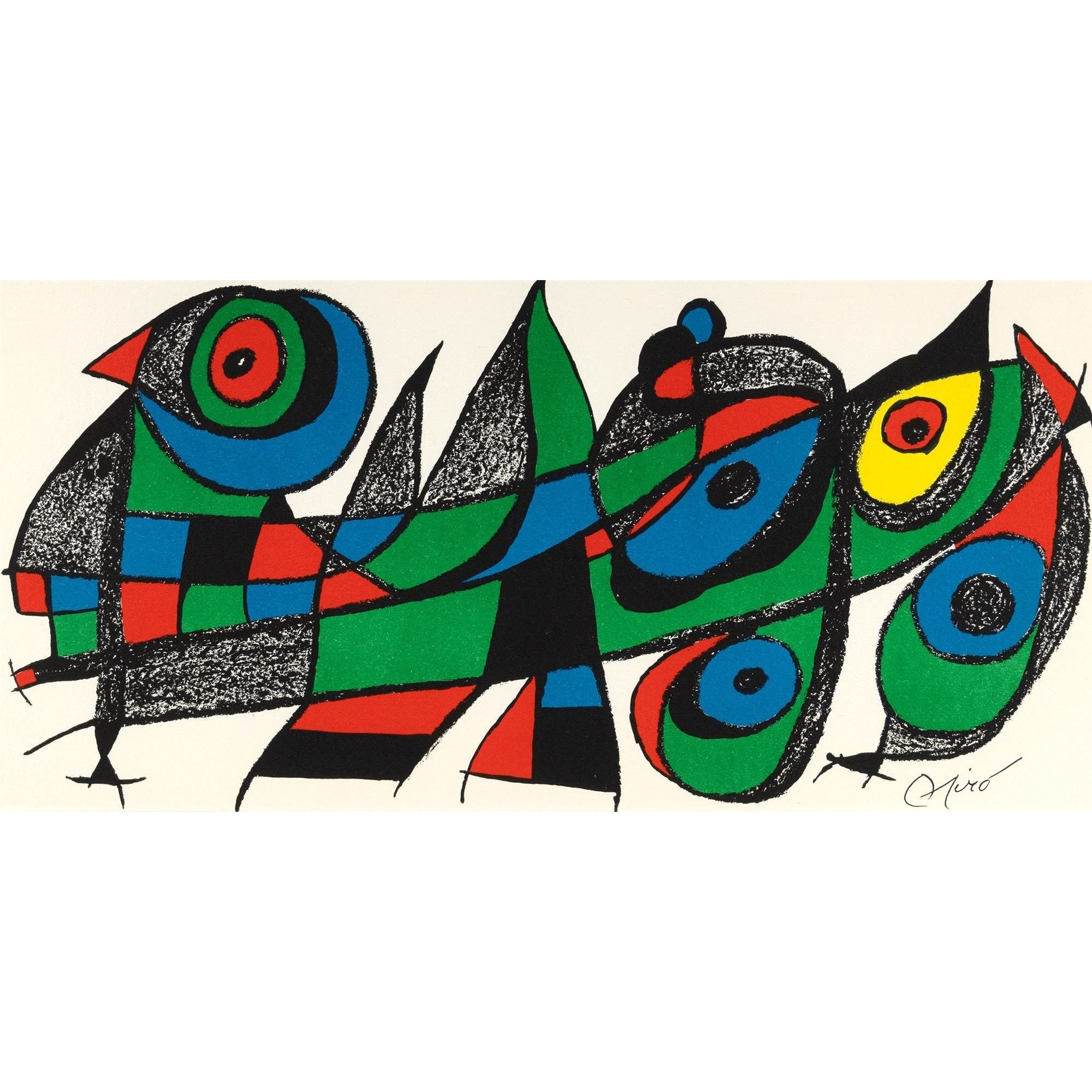 Joan Miro Original Lithograph, Japan - from the 'Escultor