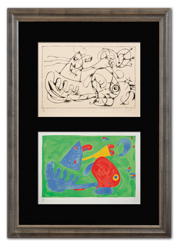 Joan Miro Original Lithograph, "Le sommeil du Père Ubu"