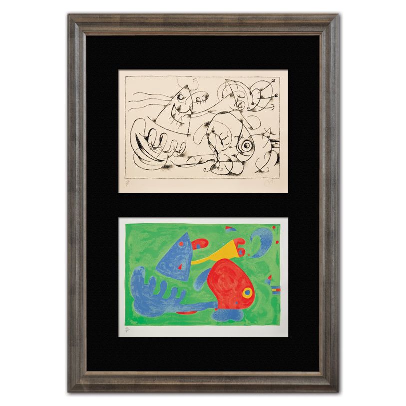 Joan Miro Original Lithograph, "Le sommeil du Père Ubu"