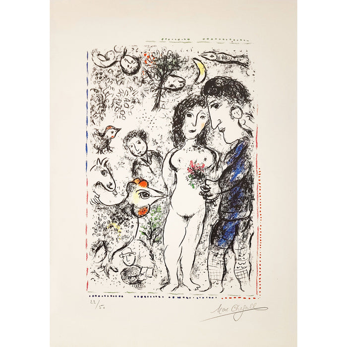 Marc Chagall, Original Lithograph, Recollections of a Spring