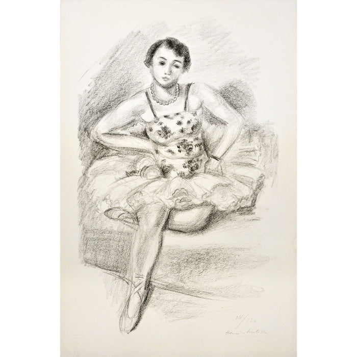 Henri Matisse, Original Lithograph, "Danseuse assise" from 'Dix Danseuses' suite