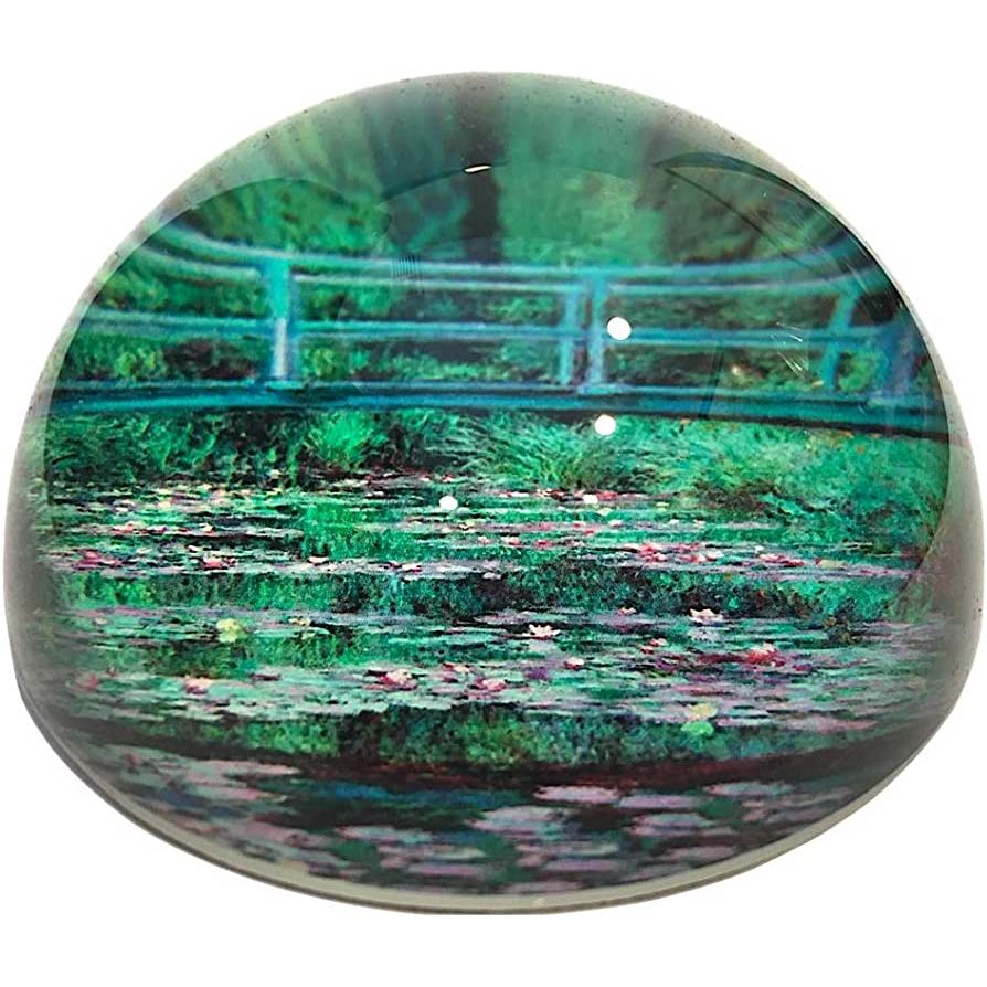 Glass Paperweight - Monet, Japanese Bridge