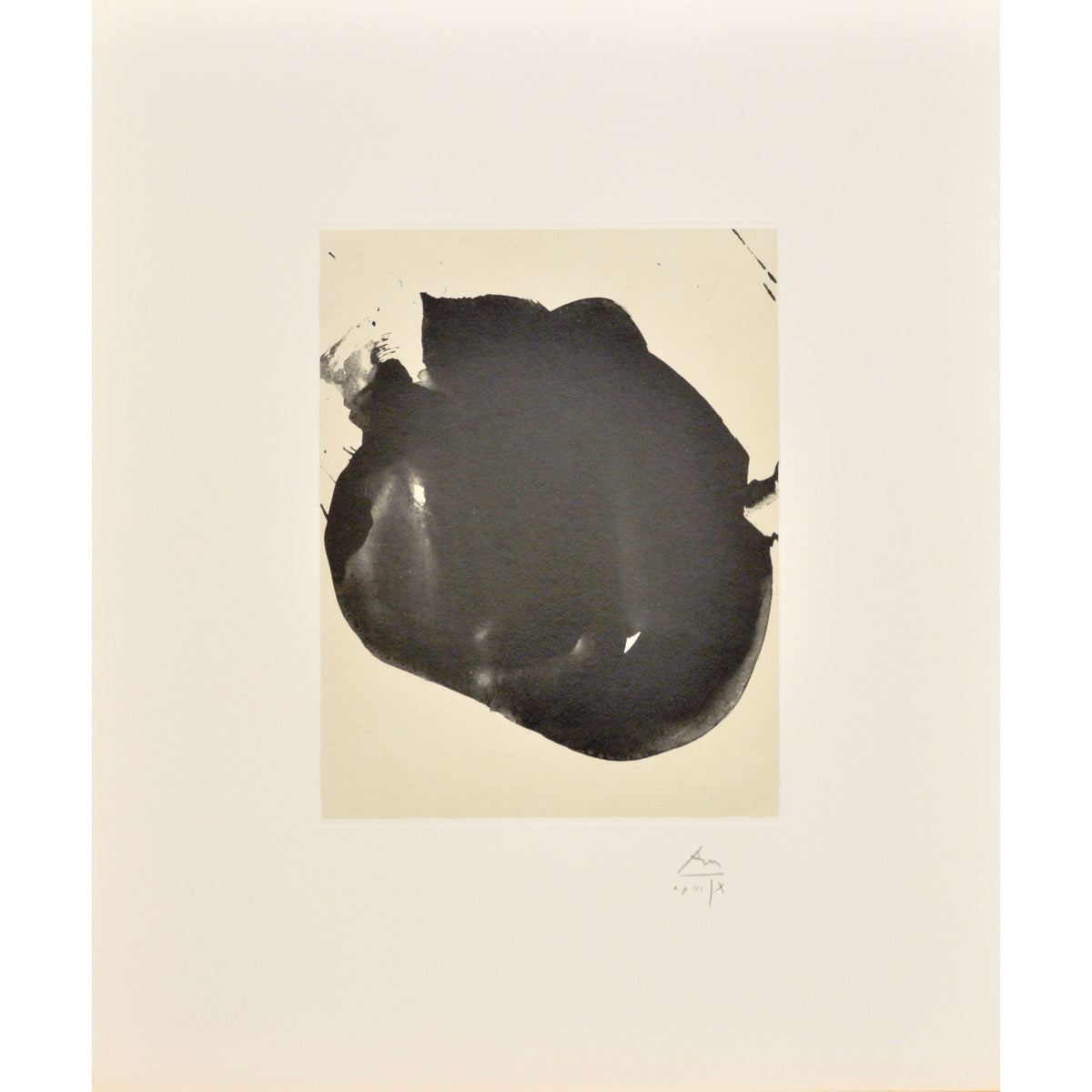 Robert Motherwell, Original Lithograph, "Nocturne II"