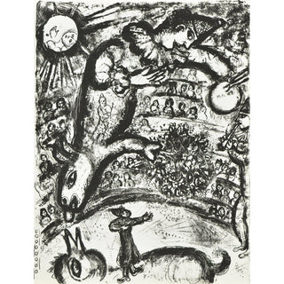 Marc Chagall Original Lithogaph, "Untitled" from 'Circus' suite
