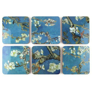 Coasters, Almond Blossom, Van Gogh - Set of 6