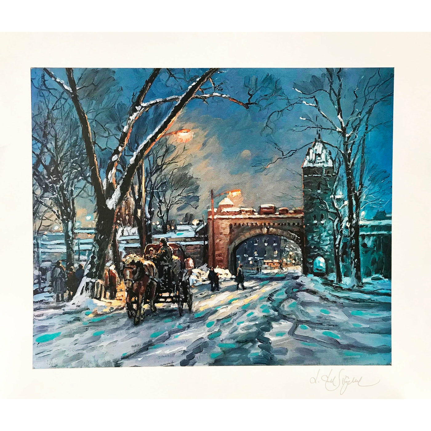 Littorio Del Signore, La Porta St. Louis, Quebec, Seriolithograph