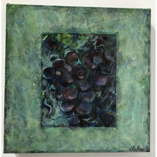 Karen Hollowell, Harvest Grapes, Acrylic on canvas
