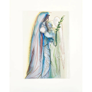 Salvador Dali, Original Wood Engraving, "Preparation for the Final Prayer"