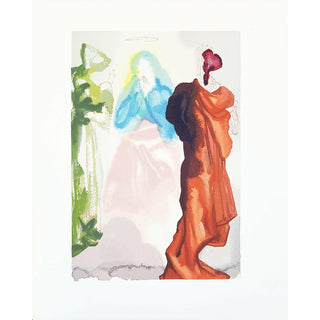 Salvador Dali, Original Wood Engraving, "Saint Bernard's Prayer"