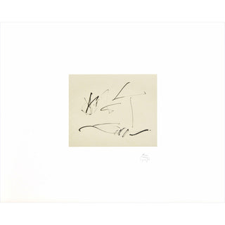 Robert Motherwell, Original Lithograph, "Wind"