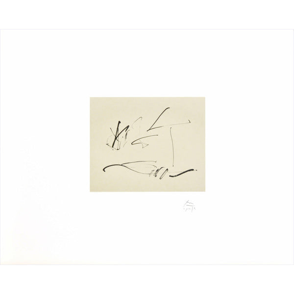 Robert Motherwell, Original Lithograph, "Wind"