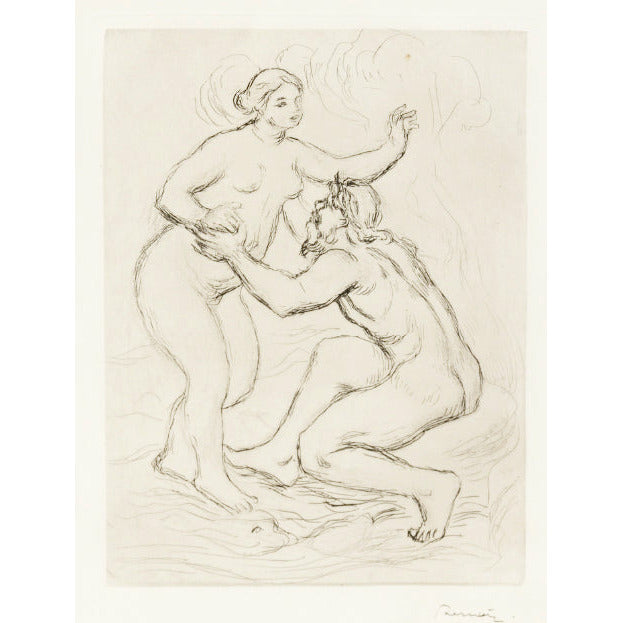 Pierre-Auguste Renoir, Original Etching, "Le fleuve scamandre" (2nd plate)