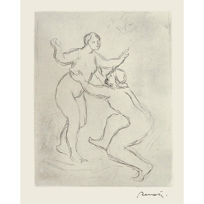 Pierre-Auguste Renoir, Original Etching, "Le fleuve scamandre" (1st plate)