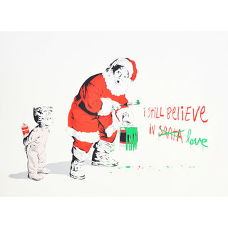Mr. Brainwash, Original Silkscreen, "I Still Believe in Love"
