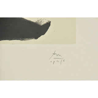 Robert Motherwell, Original Lithograph, "Nocturne VII"