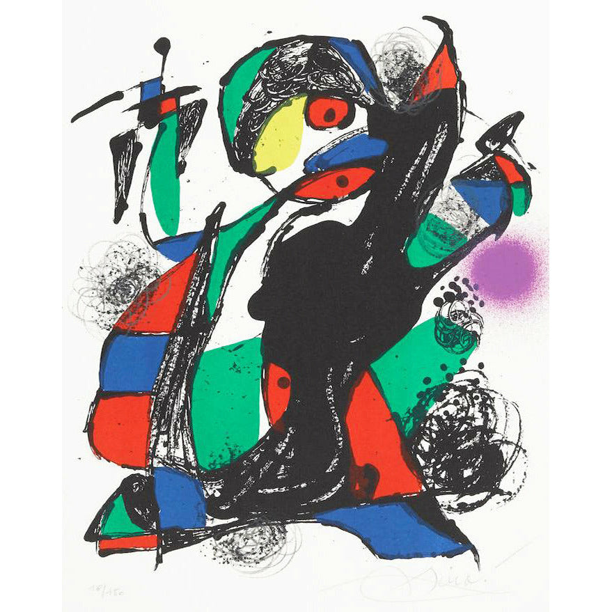 JOAN MIRO LITHOGRAPHS IV 1969-1972 w/ SIX ORIGINAL