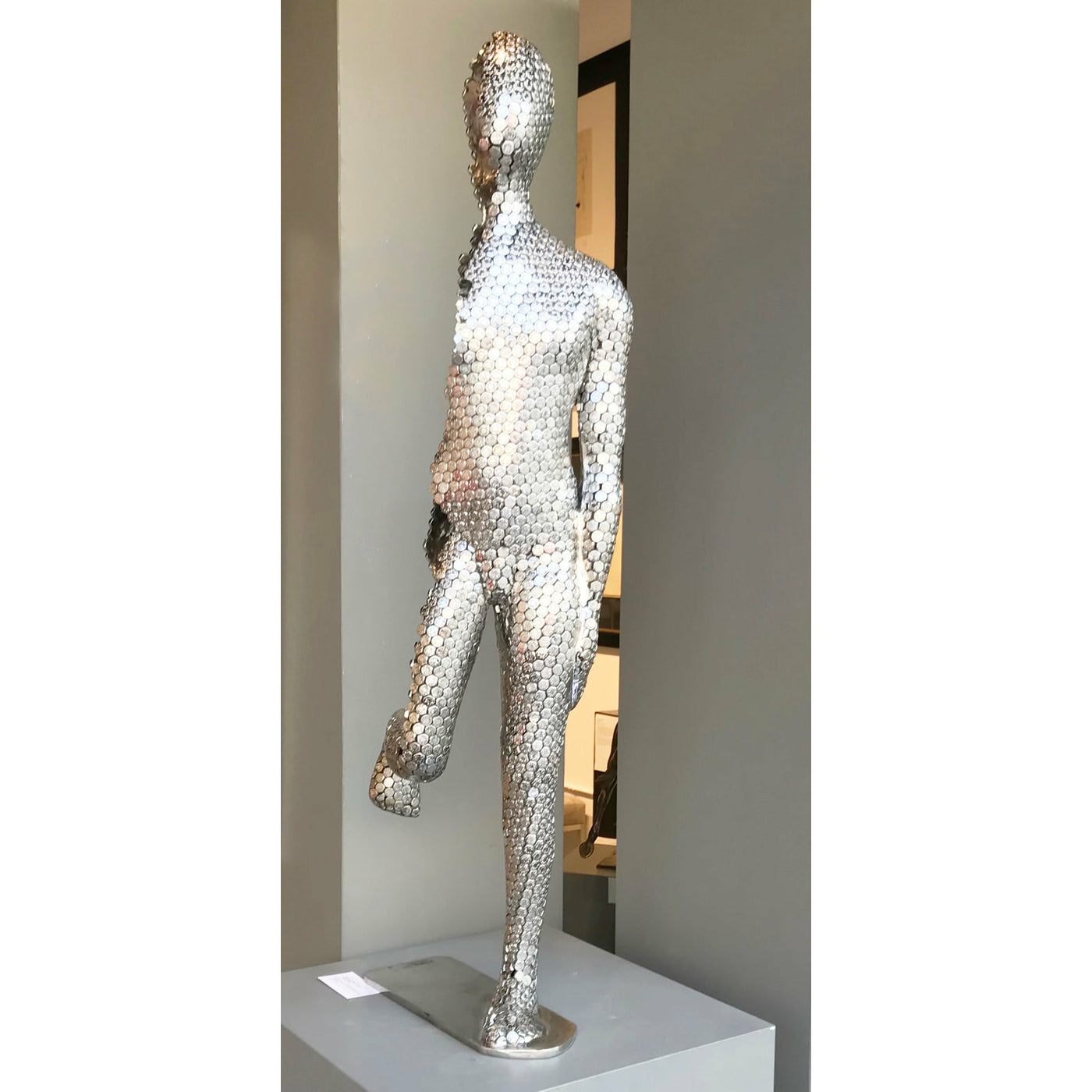 PriyAryan (Priya & Aryan), Fluid Cellular Steel Sculpture, "Without You"