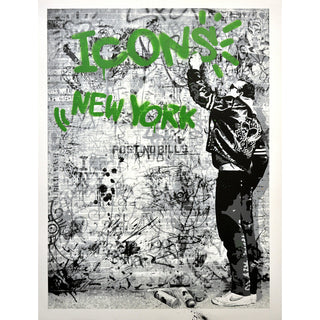 Mr. Brainwash, Original Silkscreen, "The Wall (Keith Haring)"