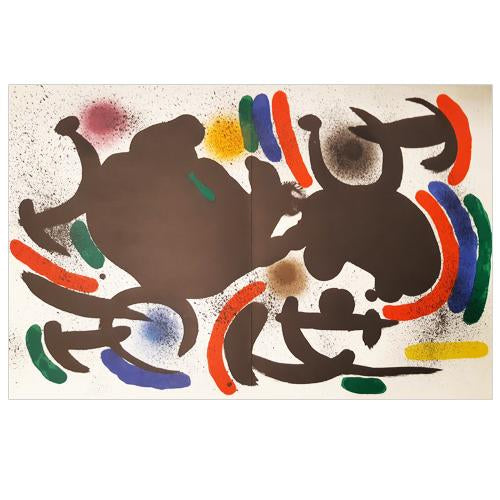 Joan Miro Original Lithogaph, "Untitled" - 1972