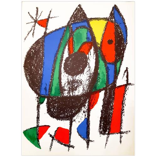 Joan Miro Original Lithogaph, "Untitled" - 1975
