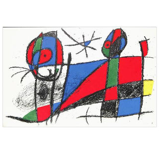 Joan Miro Original Lithogaph, "Untitled" - 1975