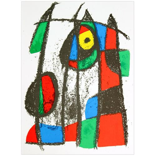 Joan Miro Original Lithogaph, "Untitled" - 1975
