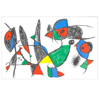 Joan Miro Original Lithogaph, "Untitled" - 1975