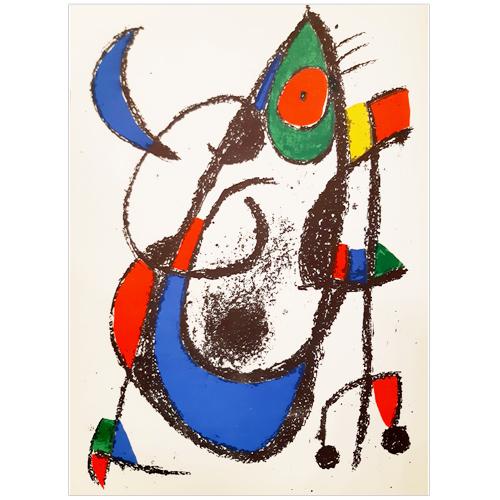 Joan Miro Original Lithogaph, "Untitled" - 1975