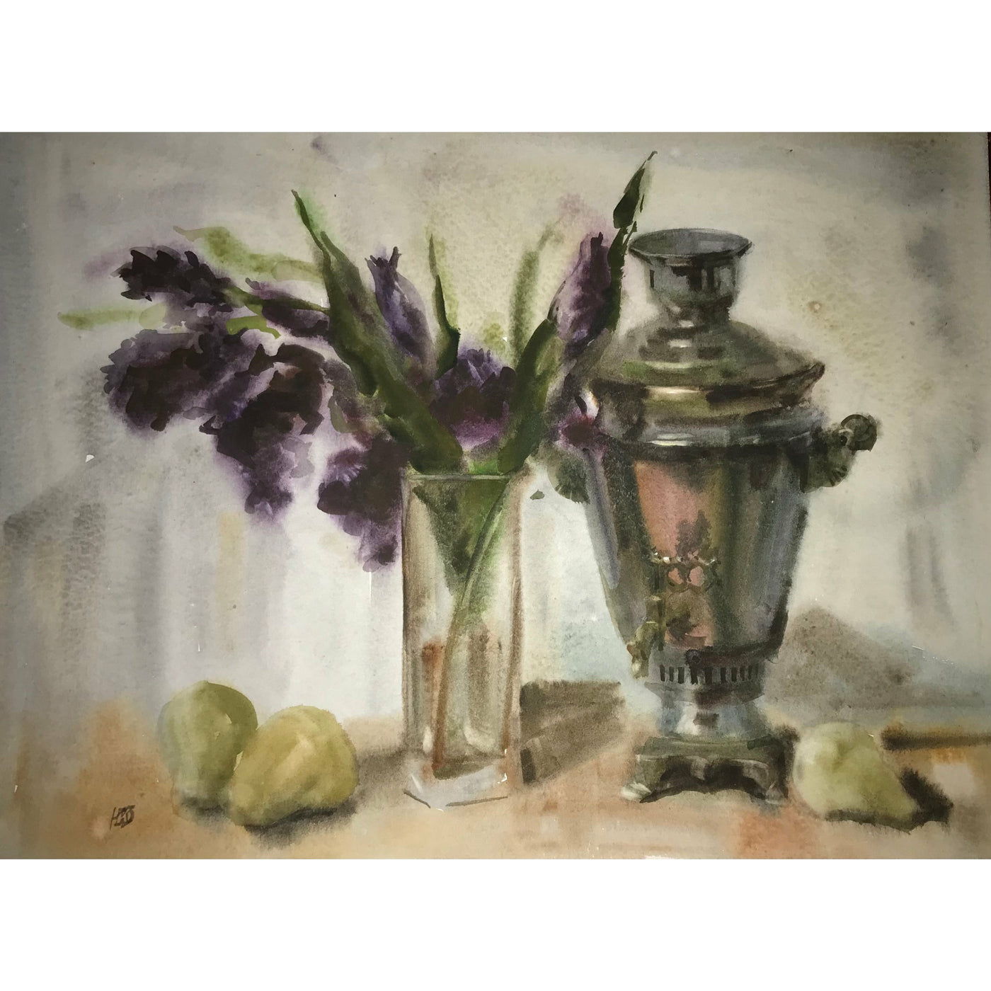 Yury Konyshev, Still Life with Pears