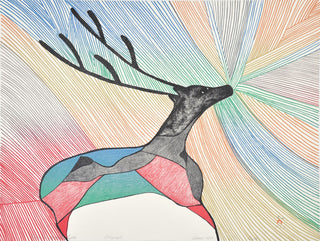 PUDLO PUDLAT "Caribou in Northern Lights"