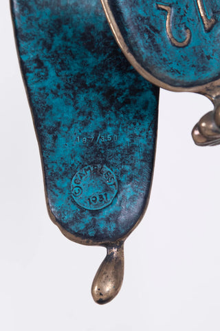 Salvador Dali, Bronze Sculpture, "La Persistance de la mémoire"