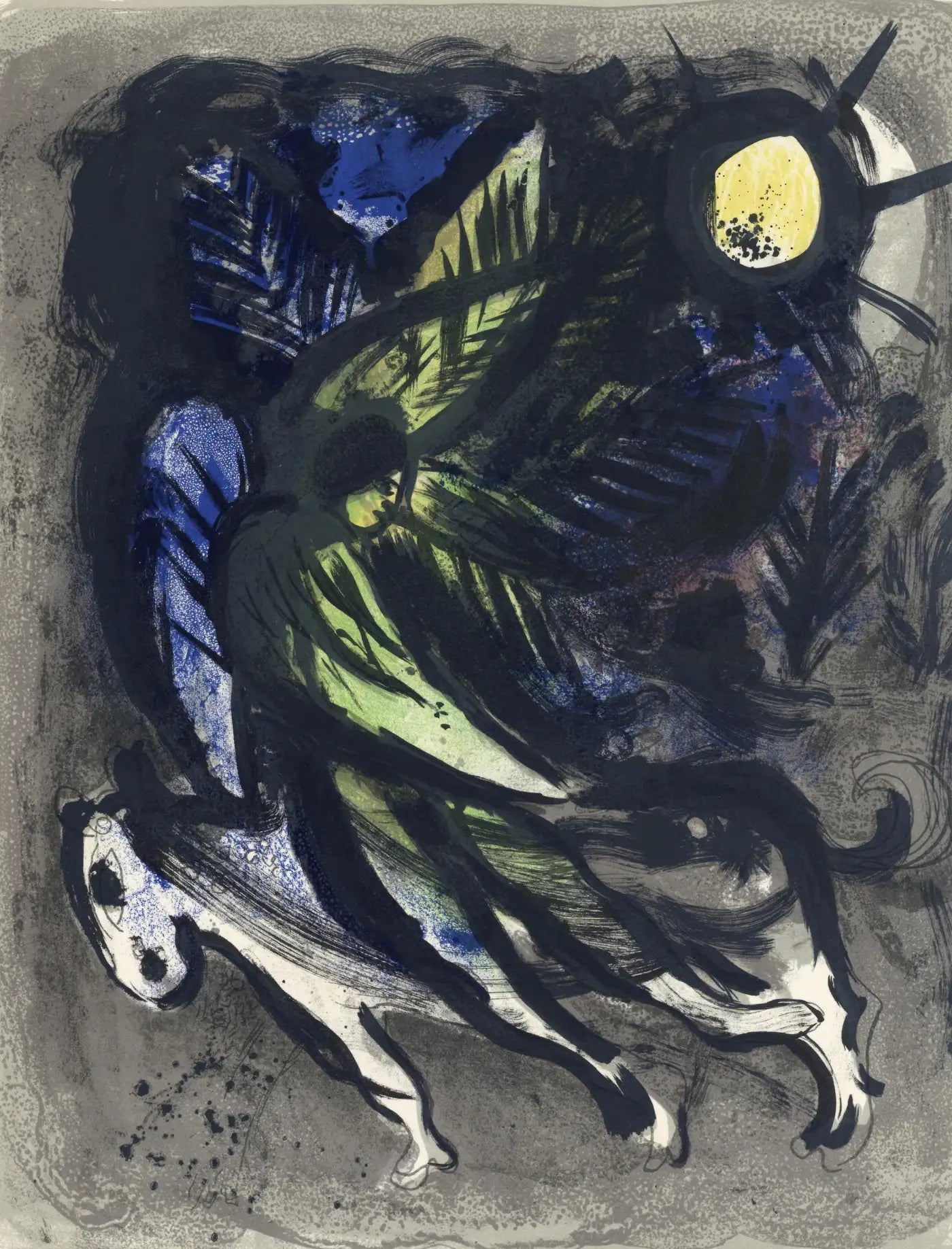 Marc Chagall, Original Lithograph, The Angel
