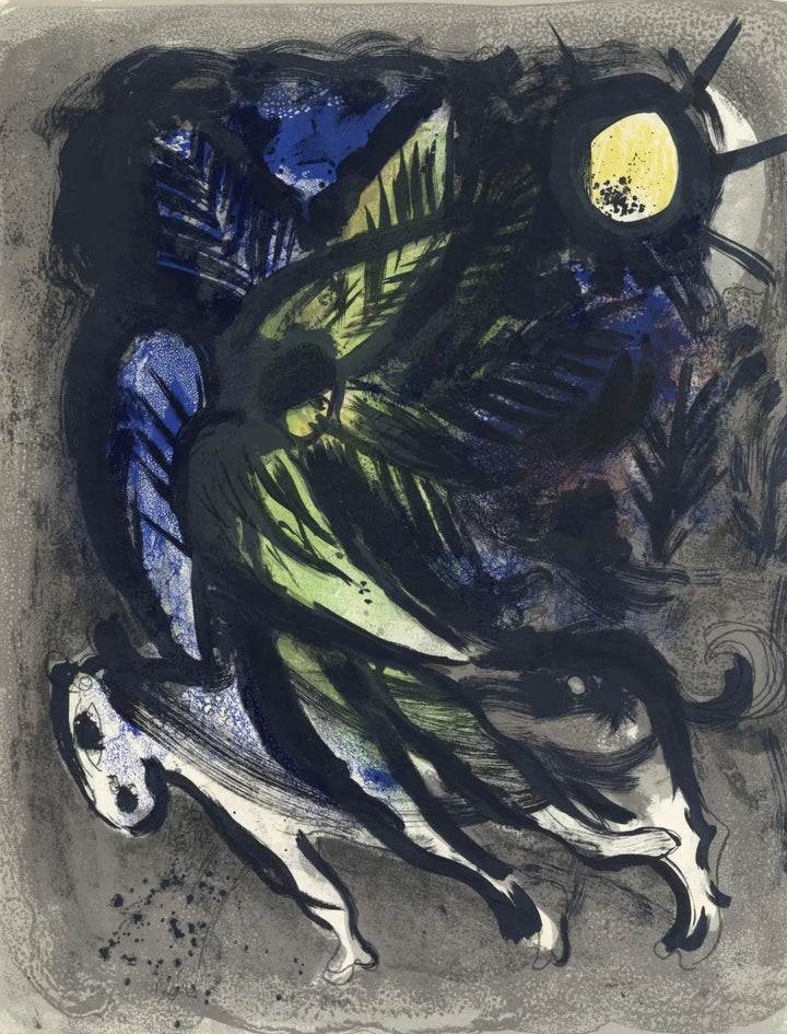 Marc Chagall, Original Lithograph, The Angel