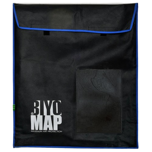 Dark Blue Protective Artwork Bag - 23.6" x 27.6" / 60 x 70 cm