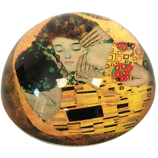 Glass Paperweight - Gustav Klimt, The Kiss