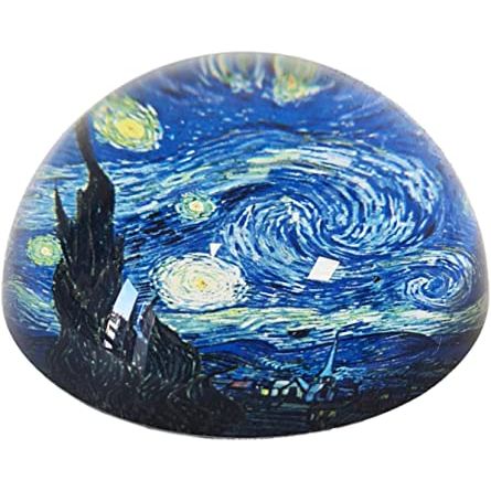 Glass Paperweight - Van Gogh, Starry Night