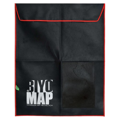 Red Protective Artwork Bag - 35.4" x 43.3" / 90 x 110 cm