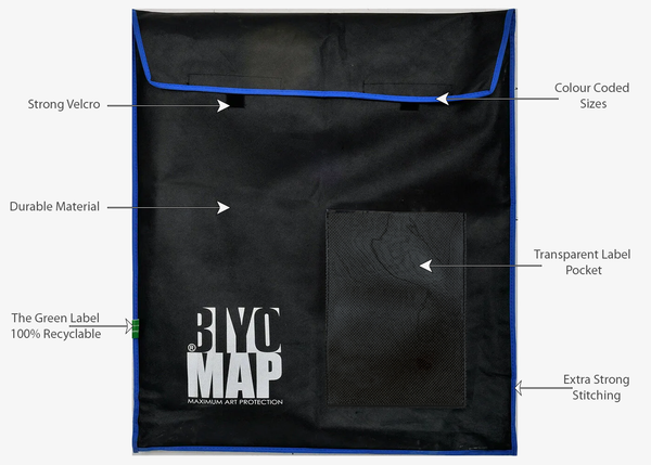 Brown Artwork Bag - 49.2" x 49.2" / 125 x 125 cm