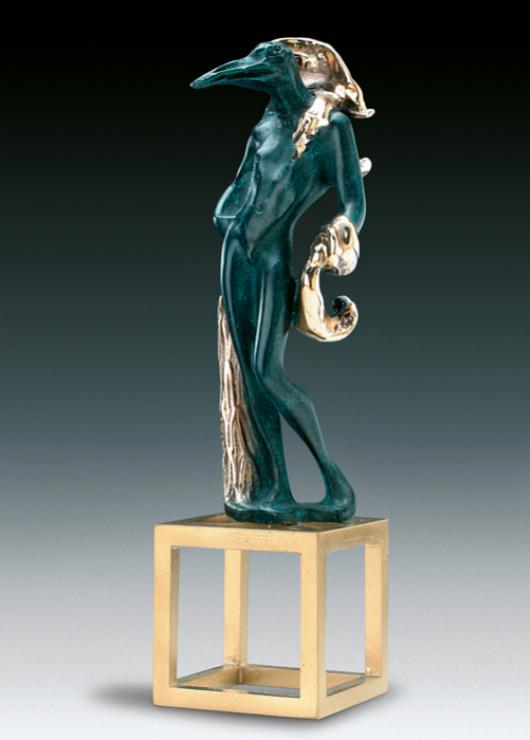 Salvador Dali, Bronze Sculpture, "Birdman"