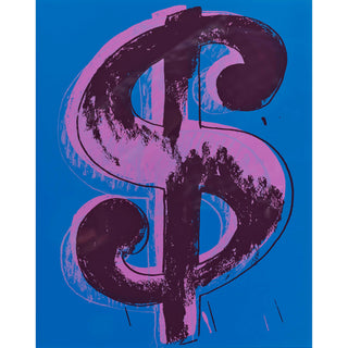 Andy Warhol, Dollar Sign Blue (after Warhol by Sunday B. Morning)