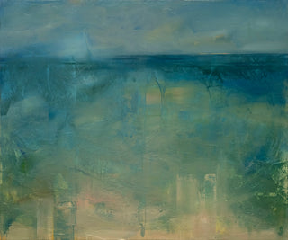 Judit Haber, Coastal Stillness, Oil on canvas