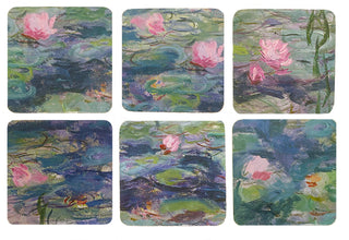 Coasters , Water Lilies, Monet - Set of 6
