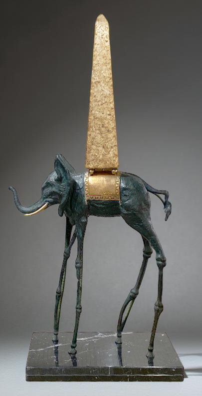 Salvador Dali, Bronze Sculpture, "Space Elephant"