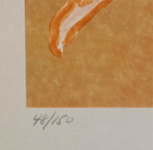 Salvador Dali, Original Lithograph, "The Agony of Love"