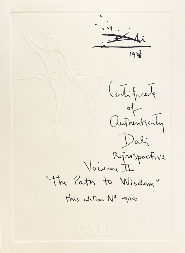 Salvador Dali, Original Lithograph, "The Path to Wisdom"