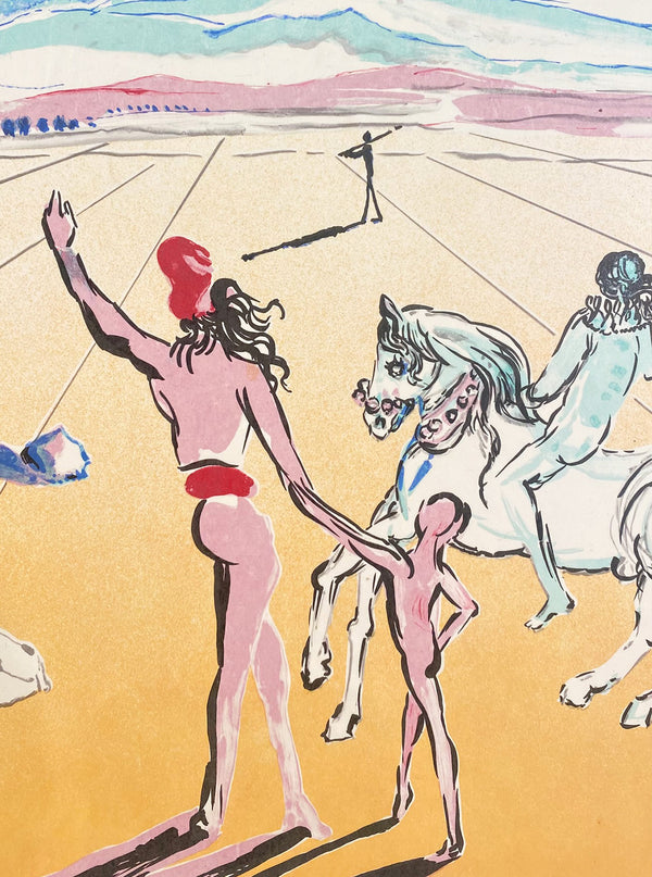 Salvador Dali, Original Lithograph, "The Path to Wisdom"